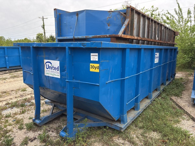 Quantity of (2) 22 ft 4 in 30 cyd Roll-Off Container