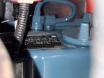 Engine with Emission Label