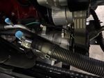 Engine with A/C Compressor