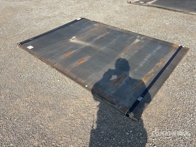 2025 Kit Containers 5 ft x 7 ft 7 in (3.4 in Thick) Placas de acero