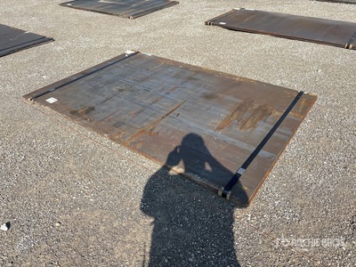 Quantity of (2) 2025 Kit Containers 5 ft x 7 ft 8 in (3.4 in Thick) Placas de acero