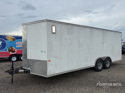 2019 Rock Solid 20 ft T/A Rimorchio chiuso