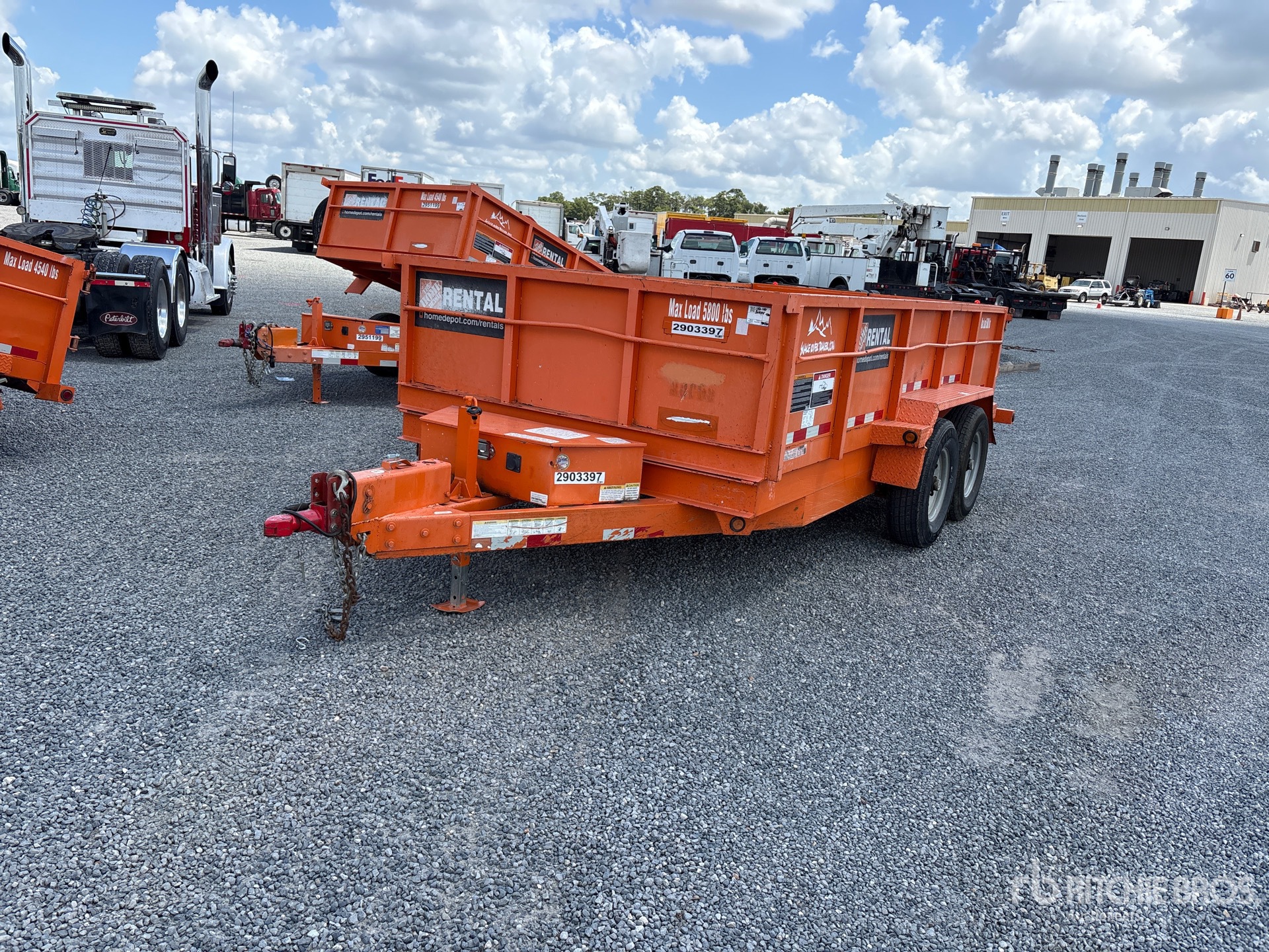 2020 Snake DMP714-9.9K HD 14 ft T/A Dump Utility Trailer