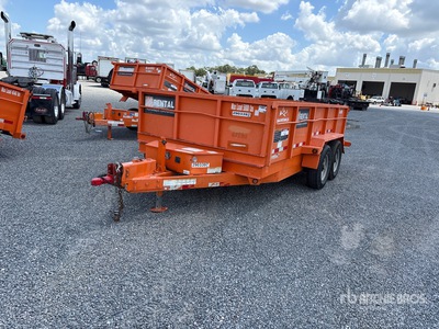 2020 Snake DMP714-9.9K HD 14 ft T/A Remorque à Benne Utilitaire
