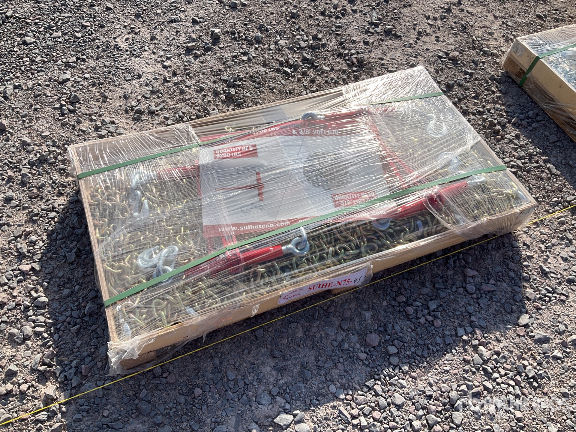 Quantity of (15) 2026 Suihe BC-9200 Lote de Matracas con Cadenas (Sin Usar) / Ratchet Binders and Chains (Unused)