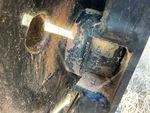 Undercarriage with Left Track Tensioner