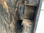 Undercarriage with Left Track Tensioner