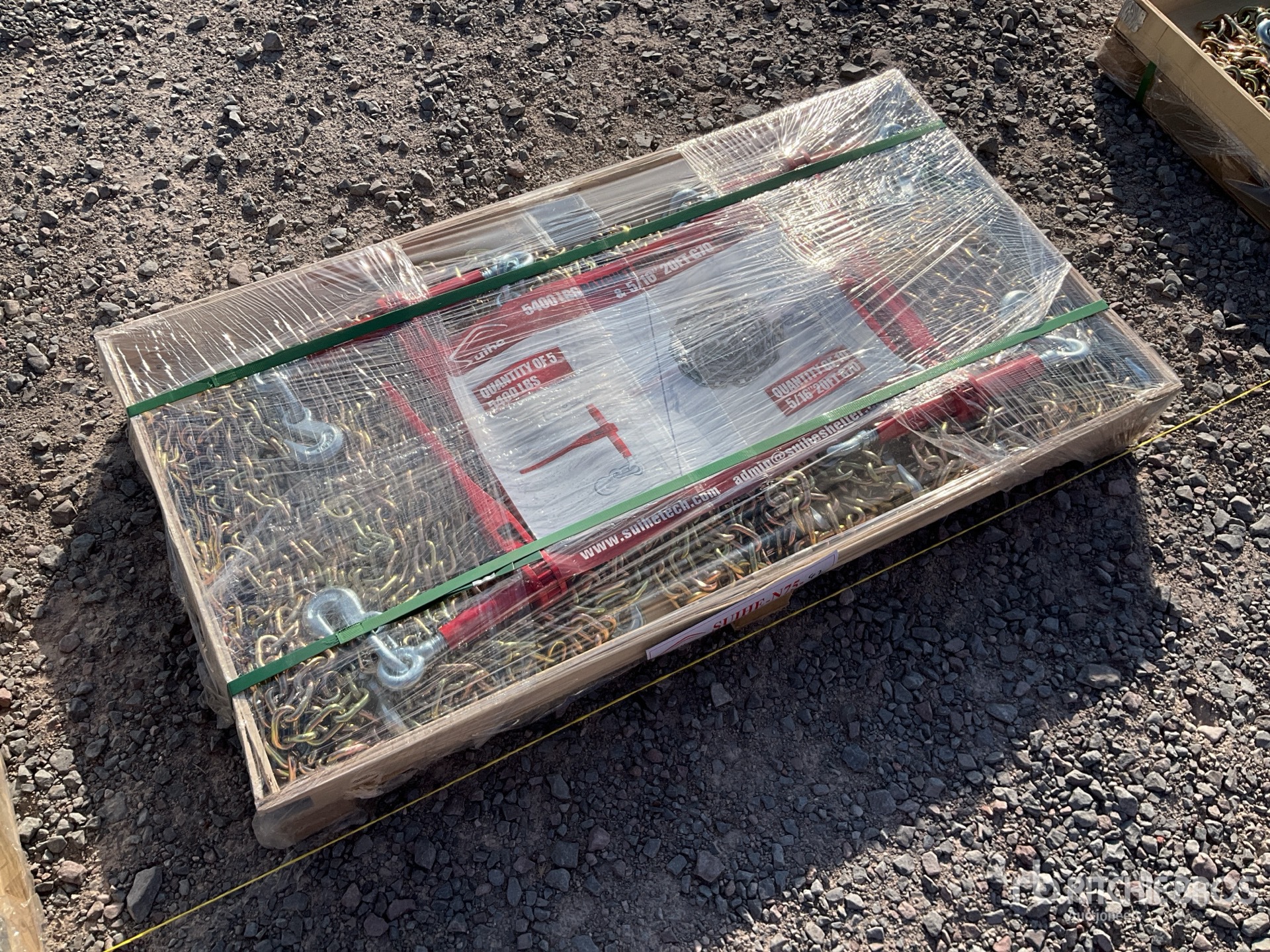 Quantity of (15) 2026 Suihe BC-5400 Lote de Matracas con Cadenas (Sin Usar) / Ratchet Binders and Chains (Unused)