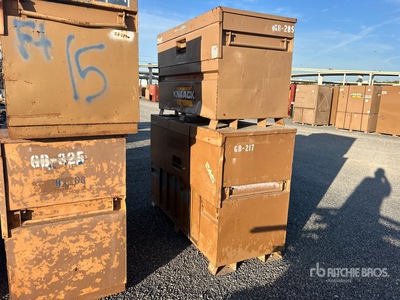 Quantity of (2) Knaack Job Site Box