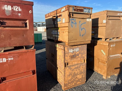 Quantity of (2) Knaack Job Site Box
