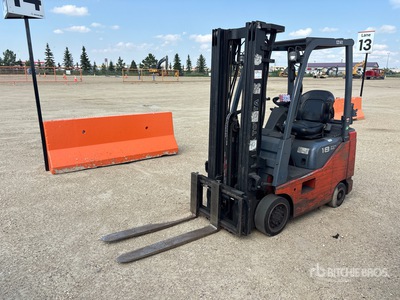 Toyota 8FGCU18 3000 lb Cushion Tire Forklift