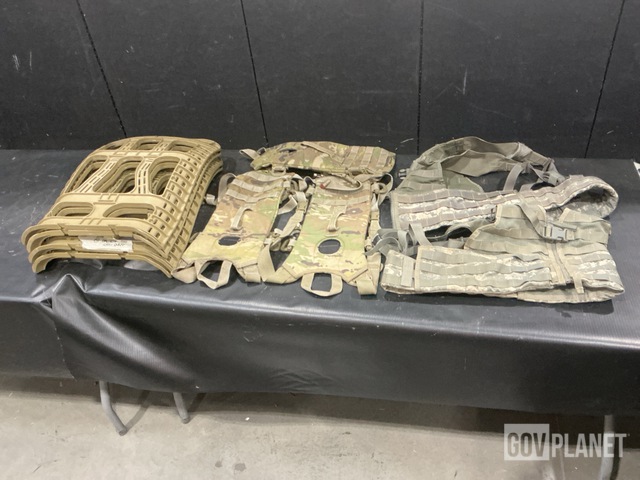 (90) Hydration System Carriers, (36) Fighting Load Carriers & Assorted Items
