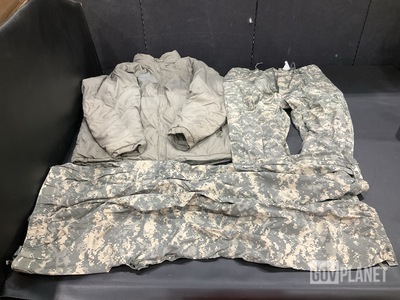 (11) Pairs of Wet Weather Trousers, (11) Parkas & Assorted Items