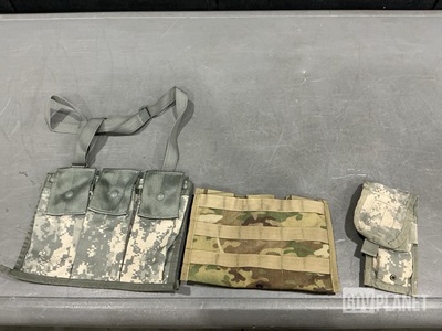 (243) M4 Two Mag Pouches, (80) Bandoleer Ammo Pouches & Assorted Items