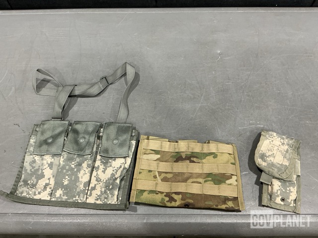 (243) M4 Two Mag Pouches, (80) Bandoleer Ammo Pouches & Assorted Items