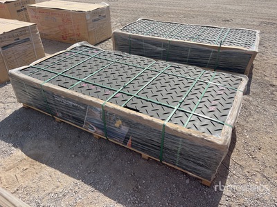 Quantity of (20) 2026 Machpro LA-PAVINGBOARD-BK 84 in x 42 in Ground Protection クレーンマット (Unused)