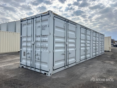 2025 40 ft High Cube Multi-Door Storage Container