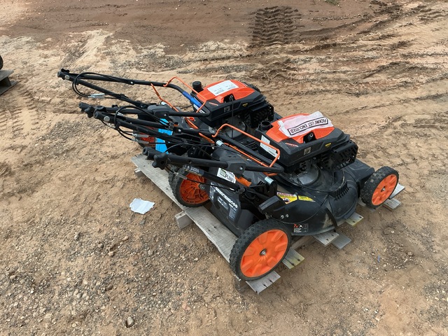(2) Yardmax YG2860 Self-Propelled Lawn Mowers