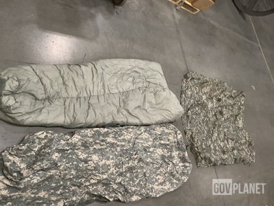 (34) Sleeping Bags, (18) Wet Weather Ponchos & Assorted Items