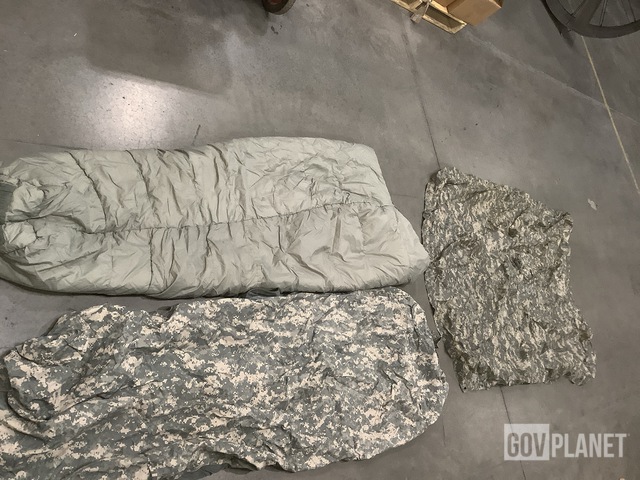 (34) Sleeping Bags, (18) Wet Weather Ponchos & Assorted Items