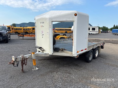 2011 J & L 12 ft T/A Utility Trailer