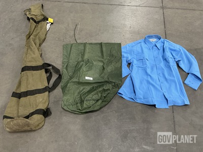 (34) Sleeping Bags, (18) Wet Weather Ponchos & Assorted Items
