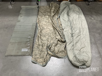 (11) Self-Inflating Sleeping Mats, (23) Sleeping Bags & Assorted Items