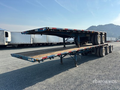 1997 Doepker 32 ft B-Train Lead Remorque à plateau