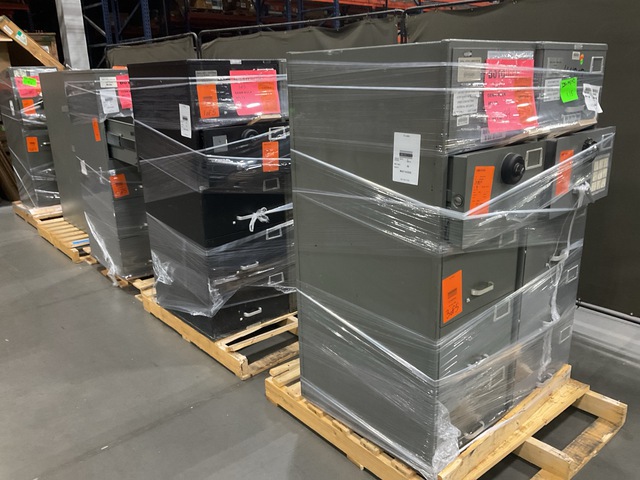 (8) Assorted Filing Cabinet Safes