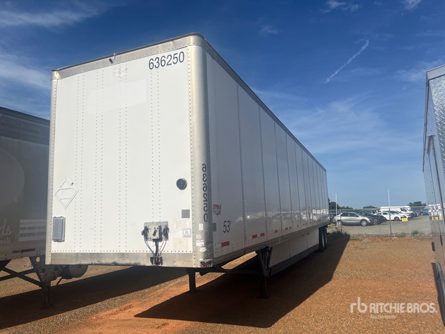 2016 Wabash 53 ft x 102 in T/A Van Trailer