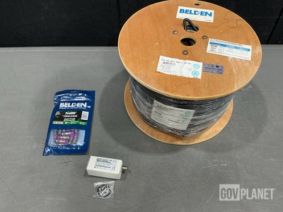 (15) Rolls of Coax Cable, (50) Switches, (80) Connectors & Assorted Items