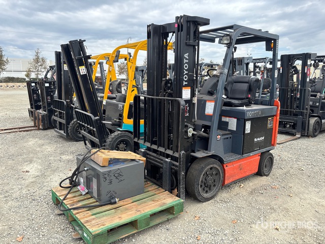 2023 Toyota 8FBCU25 4400 lb Electric Forklift