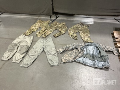 (1) Cold Weather Parka, (14) Pairs of Cold Weather Trousers & Assorted Items