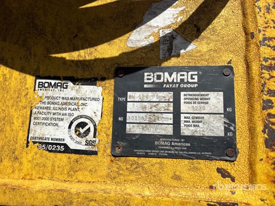 2012 Bomag BW124PDH-40 Walzenzug mit Stampffußbandage
