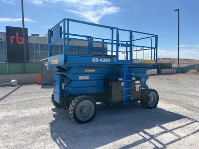 2014 Genie GS4390RT Diesel Scissor Lift (Inoperable)
