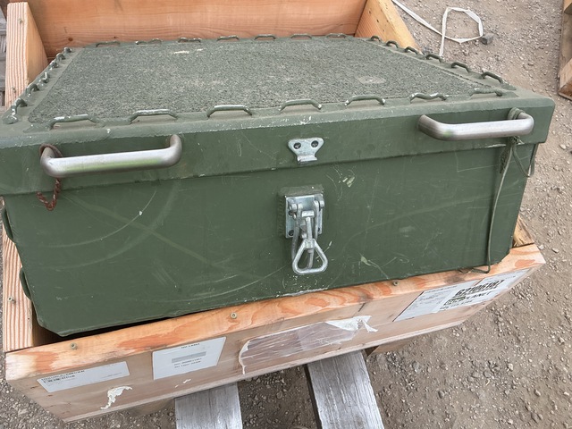 (2) General Dynamics LS1093134 Accessories Stowage Boxes (2) General Dynamics LS1093134 Accessories Stowage Boxes