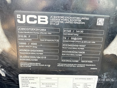 2019 JCB 510-56 Telehandler