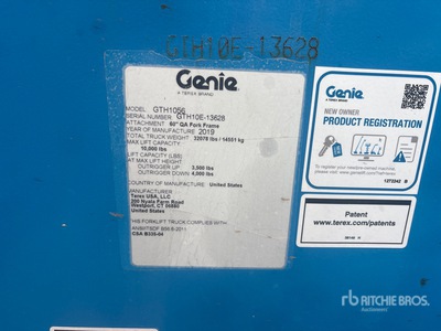 2019 Genie GTH-1056 Telehandler