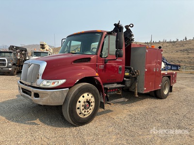 2004 Hiab 055-CL Knuckle Boom on 2007 International 4300 4x2 Boom Truck