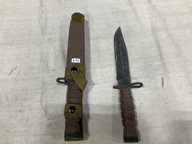 (188) Bayonet Knives w/Scabbards