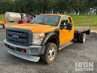 2013 Ford F-450 XL 4x2 Extended Cab 6.7 Diesel, Automatic Flatbed Truck