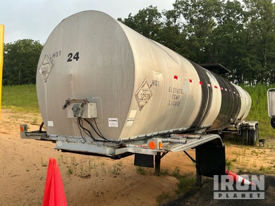 1989 Fruehauf TEH-R2-W 7500 gal T/A Tanker Trailer