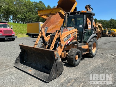 2014 Case 580N 4x4 Cab, Heat, A/C, 4 stick controls, Ext Hoe Backhoe Loader