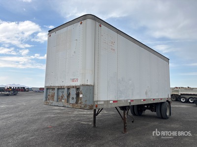 1984 Hobb 28 ft S/A Van Trailer