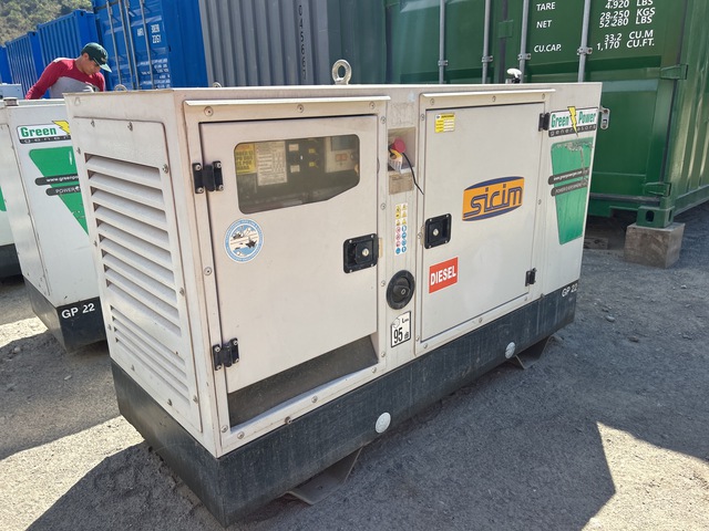 2020 Green Power GP22S/PW-N-6 20.5 kVA Skid-Mounted Generator Set