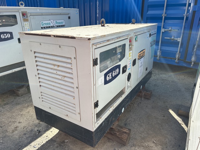 2020 Green Power GP33 SPN-6 31.5 kVA Skid-Mounted Generator Set