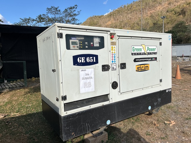 2020 Green Power GP 84 S/I-N-6 75 kVA Skid-Mounted Generator Set