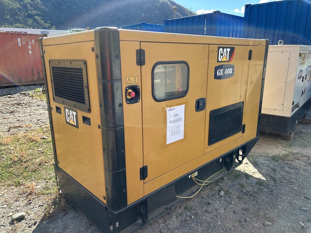 2016 Cat DE50-CB 50 kVA Skid-Mounted Generator Set