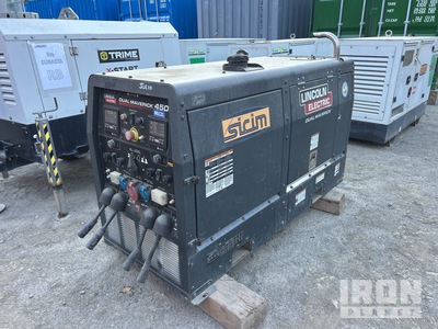 Lincoln Electric Dual Maverick 450 400 A Skid-Mounted Elektrische lasser