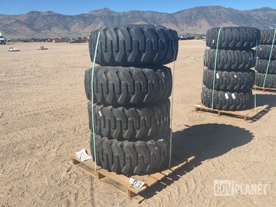(4) STA 15-19.5 NHS Tires w/Wheels